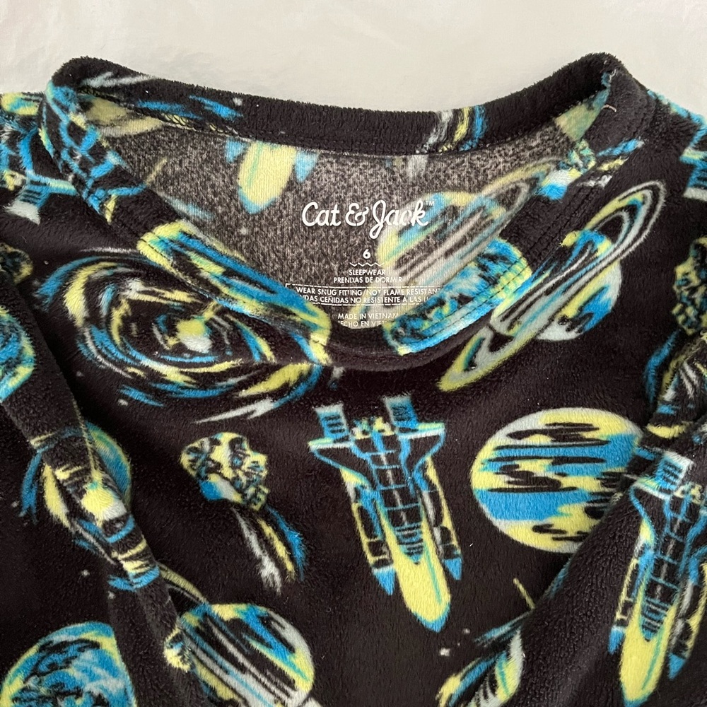 Cat & Jack Snuggle Fit PJs with Space Design
